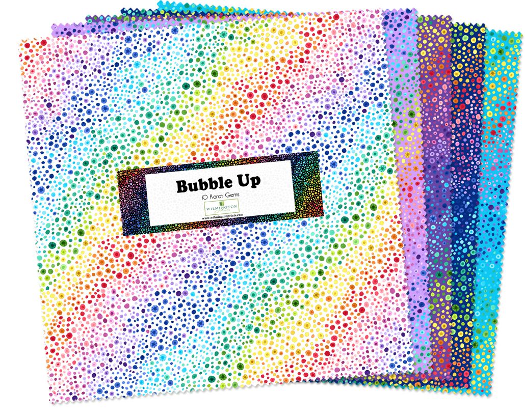 Bubble Up, 10 Karat Gems Pack (10 inch squares, 42 pieces per pack)