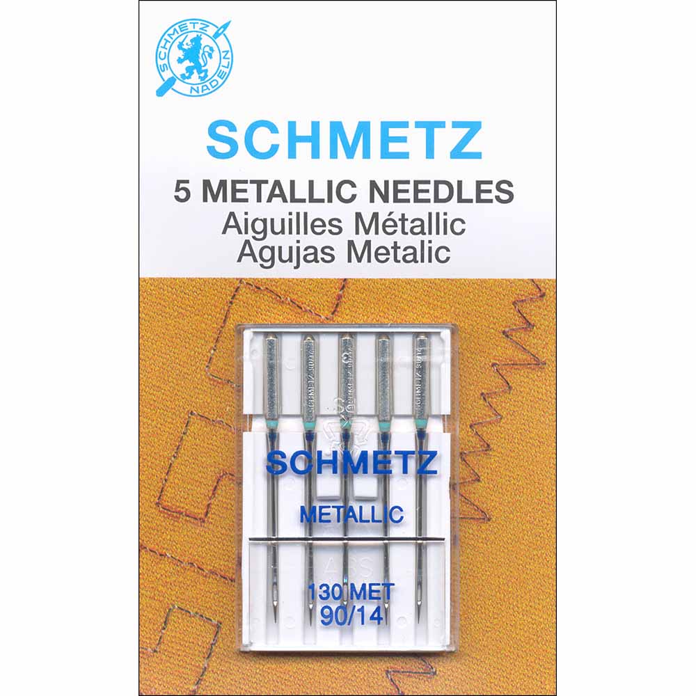 SCHMETZ #1752 Metallic Needles Carded - 90/14 - 5 count