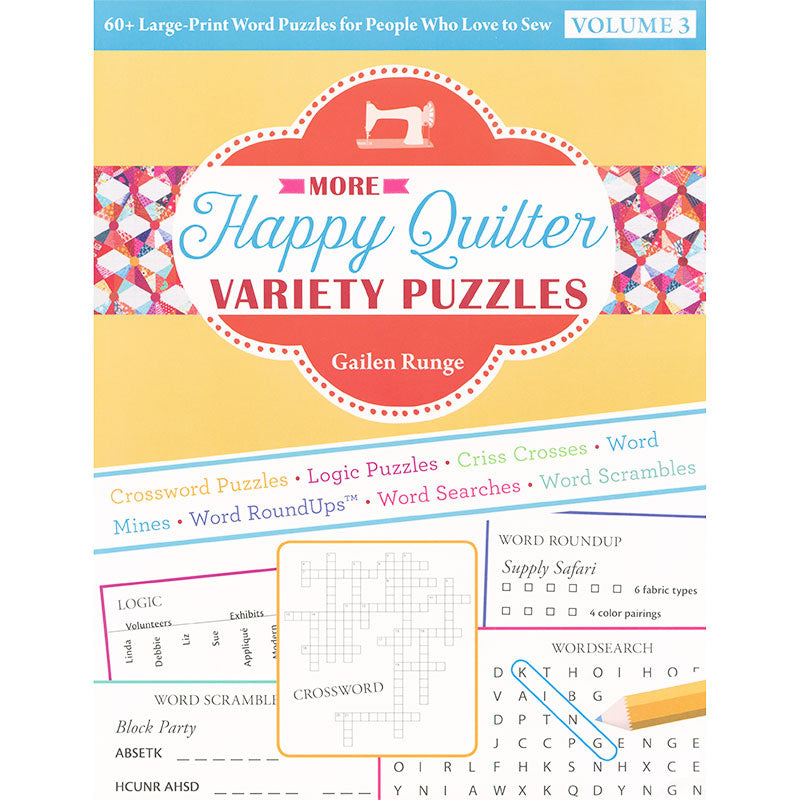 More Happy Quilter Variety Puzzles - Volume 3
