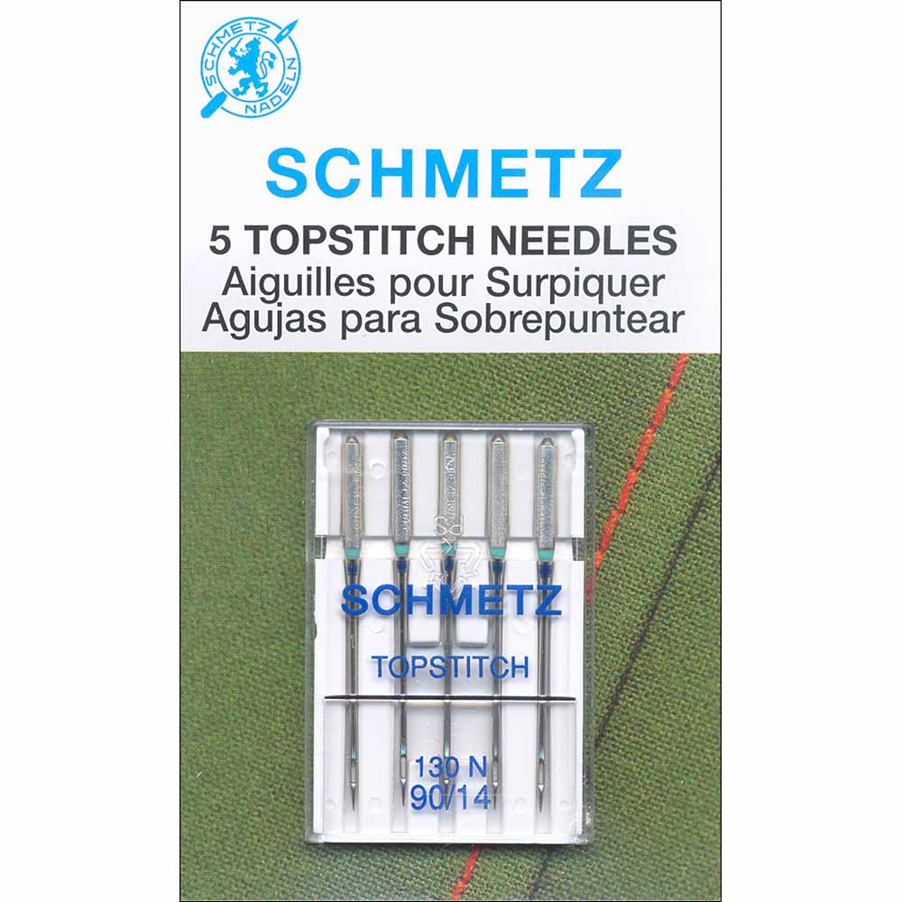 SCHMETZ #1793 Topstitch Needles Carded - 90/14 - 5 count