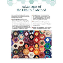 Load image into Gallery viewer, Fast-Fold Hexie Quilting: A Quick &amp; Easy Technique for Hexagon Quilting
