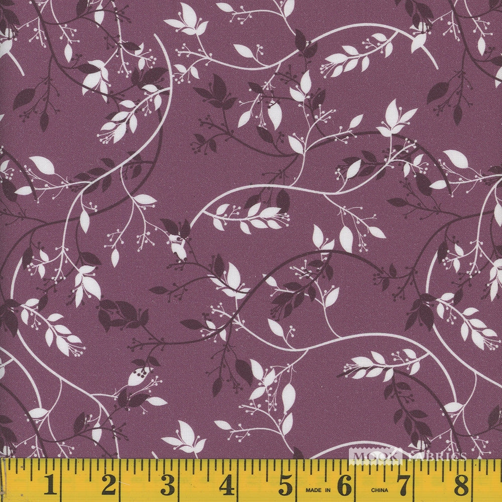 Fancy Floral - Vines, Plum