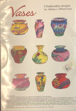 Load image into Gallery viewer, Inspira embroidery designs multi-format cd &quot;Vases&quot;

