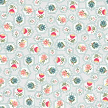 Load image into Gallery viewer, Vintage Flora - Honeycomb Floral, Grey
