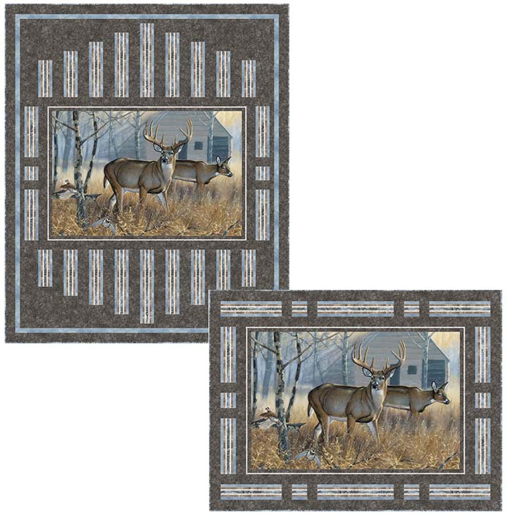 Simply Framed Whitetails Quilt Pattern