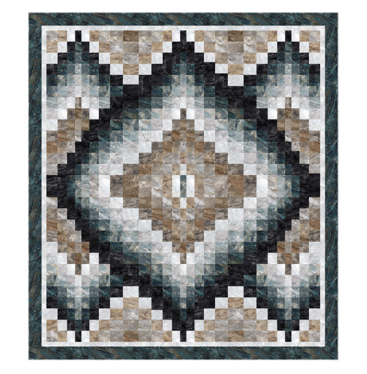 Surface Diamonds Quilt Pattern