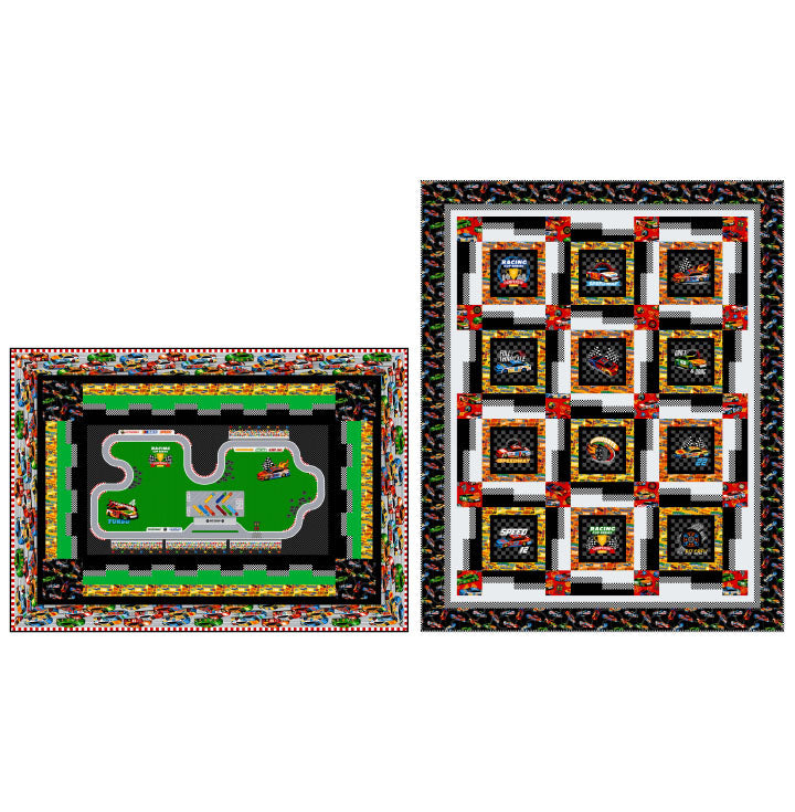 Panel Play Turbo Quilt Pattern – Ultimate Sewing Centre