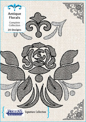 Floriani Embroidery Signature Collection - Antique Floral