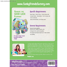 Load image into Gallery viewer, Georgie the GOOD LUCK Elephant - Funky Friends Factory
