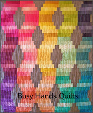Load image into Gallery viewer, Jelly Roll Waves Quilt Pattern
