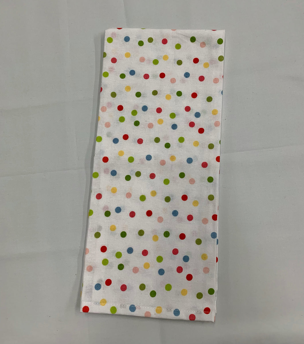 Multi Colour Polka Dots Tea Towel