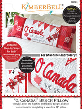 Load image into Gallery viewer, O, Canada! Bench Pillow - KimberBell
