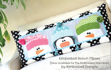 Load image into Gallery viewer, Whimsy Winter Bench Pillow - KimberBell
