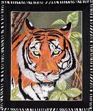 Load image into Gallery viewer, Tiger Tile Scene
