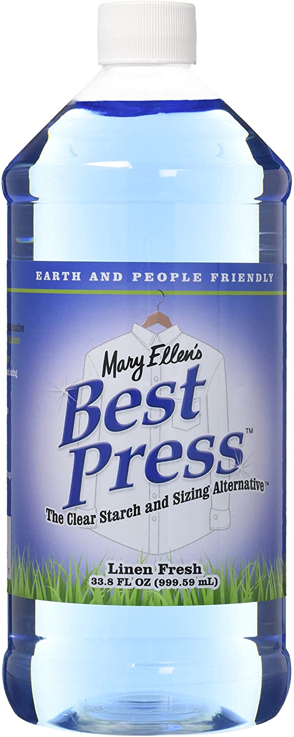 BEST PRESS - CLEAR STARCH AND SIZING ALTERNATIVE 33.8oz. (LINEN)