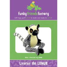 Load image into Gallery viewer, Licorice the Lemur - Funky Friends Factory

