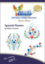 Load image into Gallery viewer, Floriani Embroidery Design Collection - Spanish Flowers by Walter Floriani
